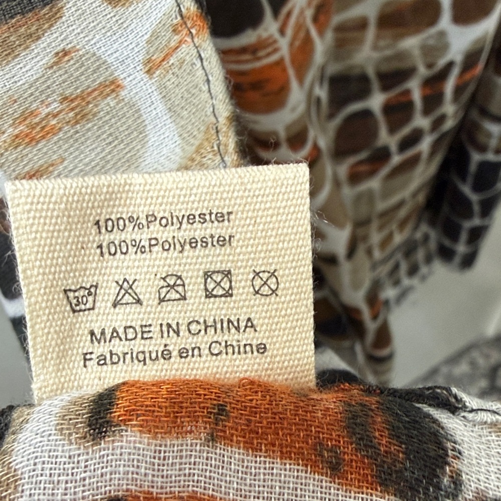 Stylish Multicolor Patterned Scarf - image 2